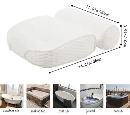 HydroComfort Luxury Bath Pillow Skanto