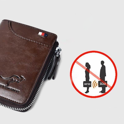 Skanto | RFID Blocking Men's Genuine Leather Wallet