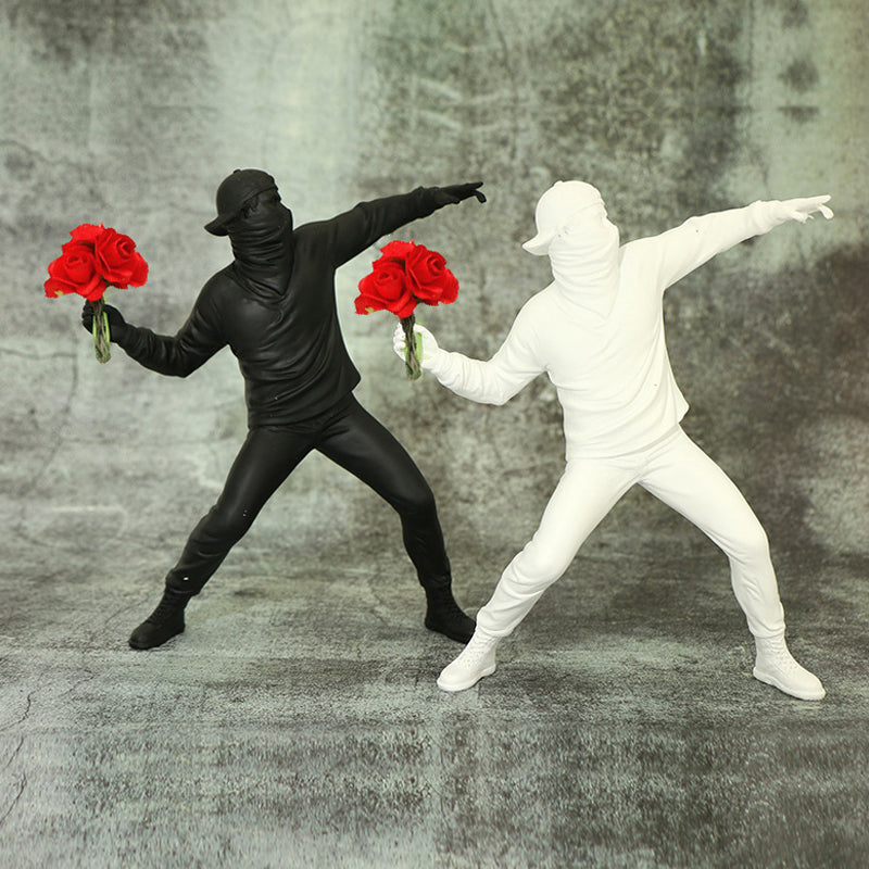 Skanto | Banksy Flower Rebel Ornament