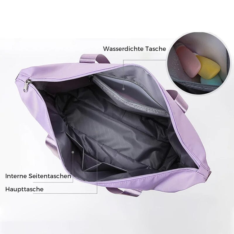 Skanto | Double Layer Large Capacity Travel Bag with Wet Separator