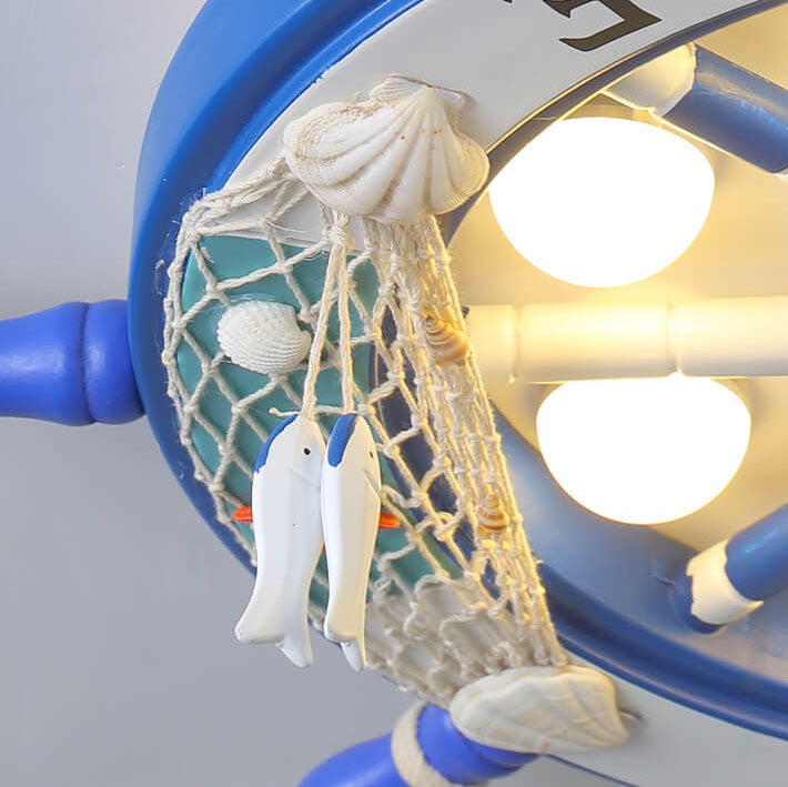 BowLift | NautiGlow Children's Room LED Ceiling Lamp | Sailboat Design | Cartoon Style | Ambient Lighting