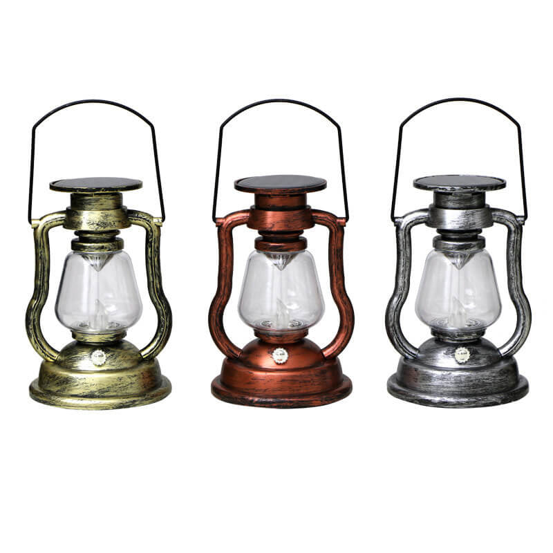 Solar Retro Kerosene Lamp Horse Lamp LED Outdoor Garden Patio Decoration Portable Flame Candle Light | Bowlift