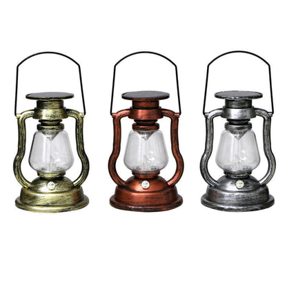Solar Retro Kerosene Lamp Horse Lamp LED Outdoor Garden Patio Decoration Portable Flame Candle Light | Bowlift