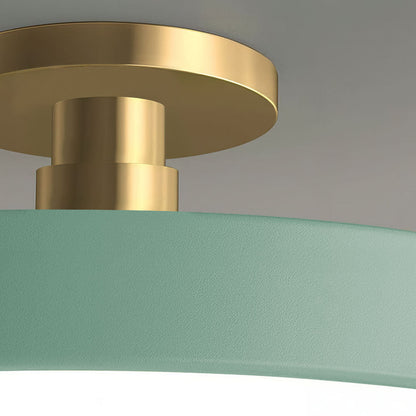 BowLift | Modern LED Semi Flush Mount Ceiling Light | Energy-Saving. Durable Design for Hallway. Dining Room & Living Room