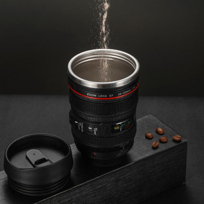 Camera Lens Inspired Insulated Cup Coffee Mug | Karnz