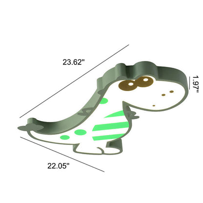 BowLift | DinoBright LED Ceiling Light | Creative Dinosaur Design | Children's Room Lamp | Warm & White Light | Dimmable