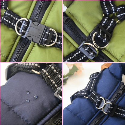 Winter Dog Jacket with Harness | Karnz