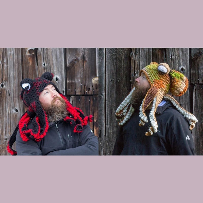 Skanto | Crochet Octopus Hat – Unique Hat with Tentacles for Costume & Winter (Gift Idea)
