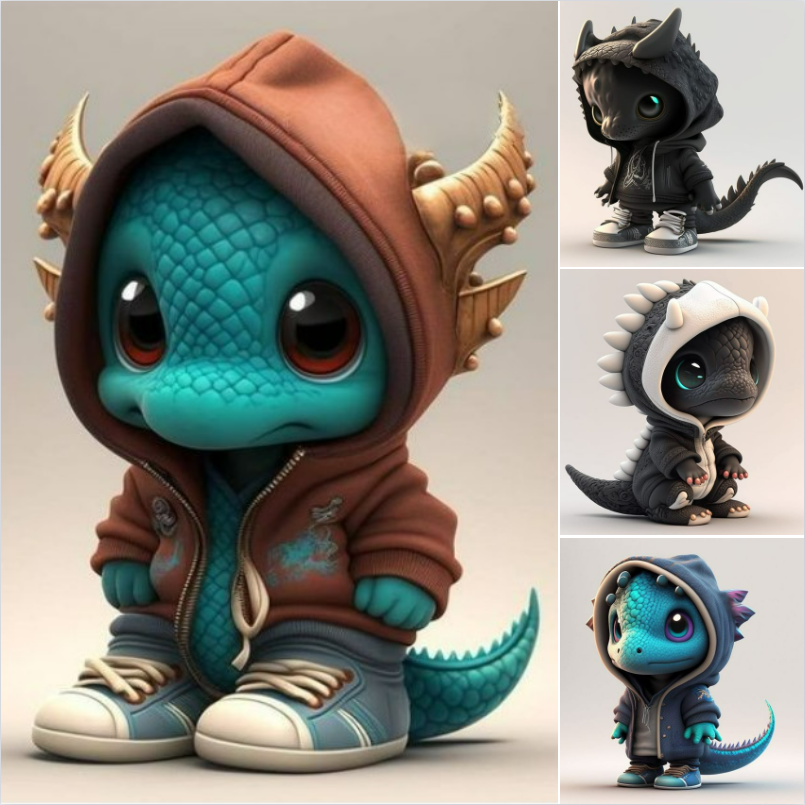 Skanto | Cute Dragon Figures