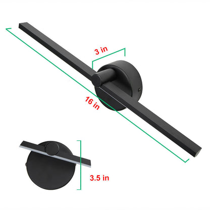 BowLift | Nordic Minimalist Aluminium Long Bar Switch LED Mirror Wall Light Lamp