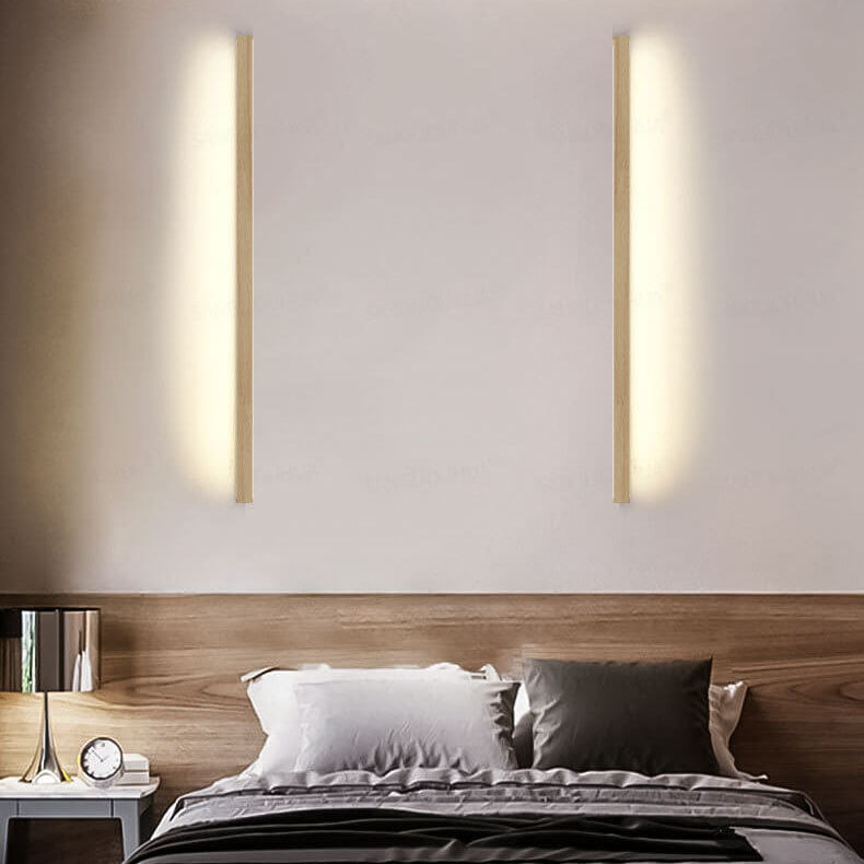 ZenBeam Japanese LED Wall Light | Solid Wood Design | Modern Accent Light