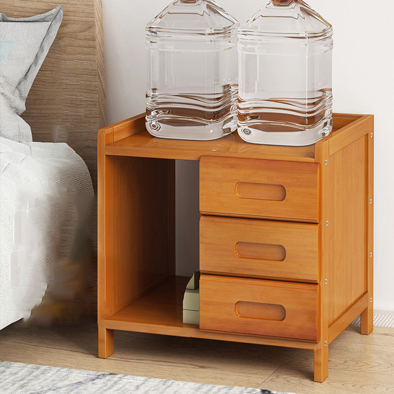 Sandsberg | BambooLux Nightstand | Minimalist Bamboo Design | 1-2 Drawers | Sustainable & Functional for the Bedroom