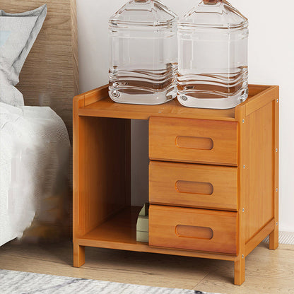Sandsberg | BambooLux Nightstand | Minimalist Bamboo Design | 1-2 Drawers | Sustainable & Functional for the Bedroom