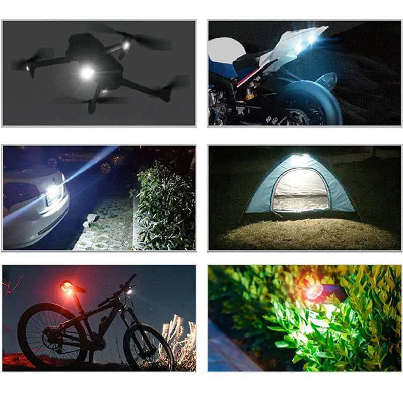 BowLift | Wireless LED Motorcycle Tail Light – Rechargeable Remote Control for Brake and Warning Light