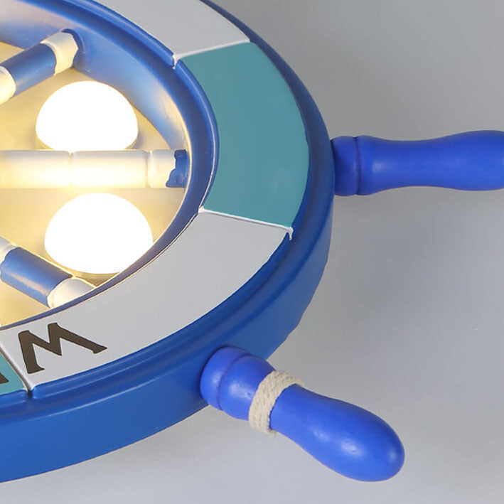 BowLift | NautiGlow Children's Room LED Ceiling Lamp | Sailboat Design | Cartoon Style | Ambient Lighting