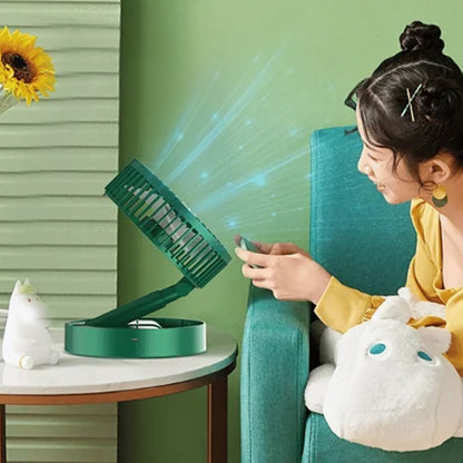 Foldable quiet electric Desktop USB fan