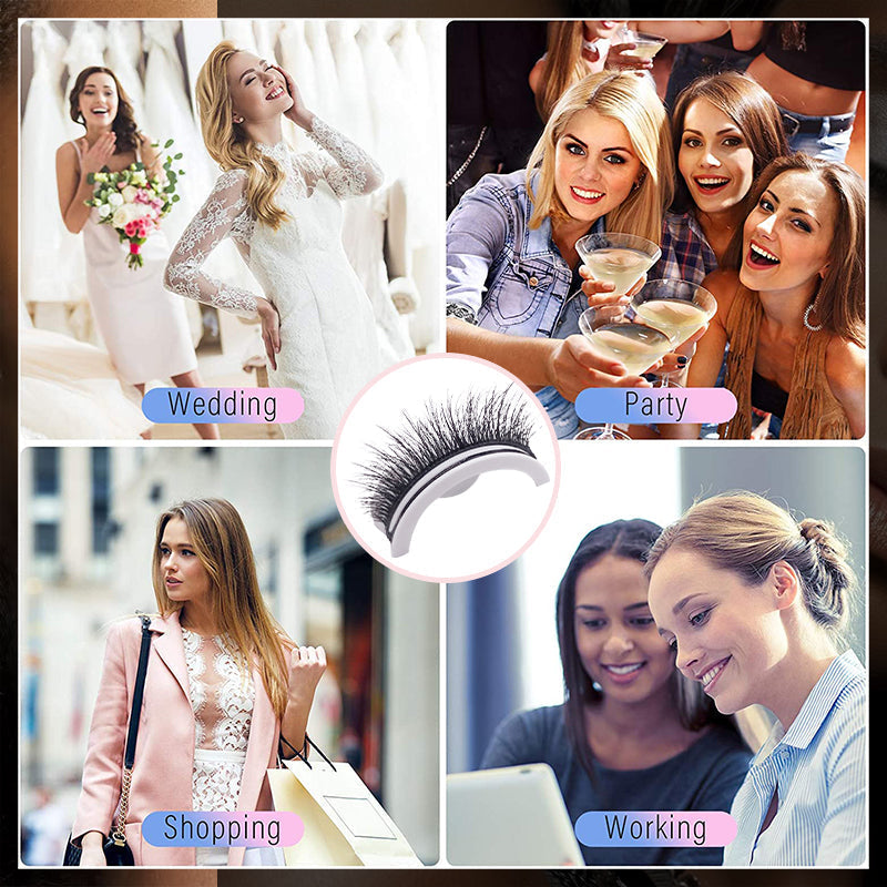 Brehn | Waterproof and reusable self-adhesive eyelashes