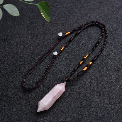 Skanto | Natural Crystal Amethyst Healing Necklace - Lyra