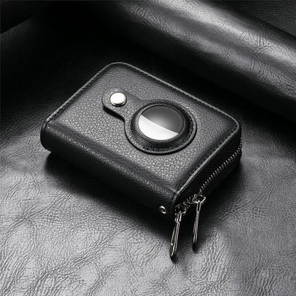 BowLift | Intelligent AirTag-Zip RFID Leather Wallet