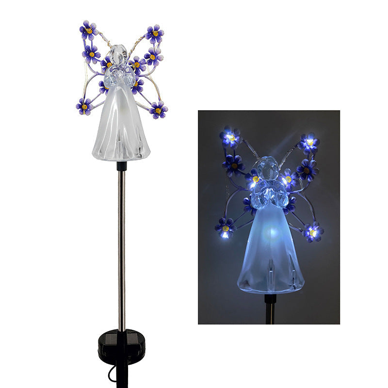 BowLift | Luminous Haven Solar Angel LED Garden Light – Elegant Outdoor Illumination for Gardens and Memorials