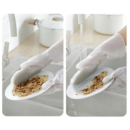 Silicon Dish Scrubber Gloves | Bowlift