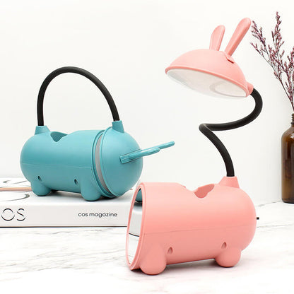 Skanto | BunnyGlow Creative LED Touch Lamp with Pen Holder | USB Charging | Desk Lamp | Kids Room Decor