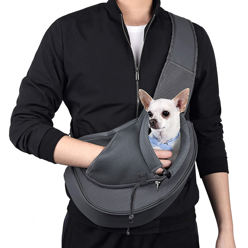 Karnz | Pet Dog Carrying Sling Bag with adjustable strap & phone pocket, for Dogs & Cats