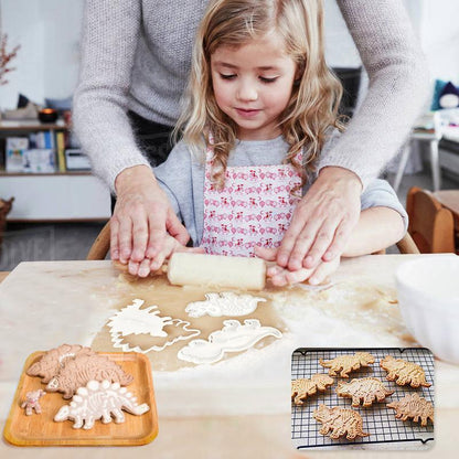 Dinosaur Cookie Cutters (Set of 3) | Bowlift