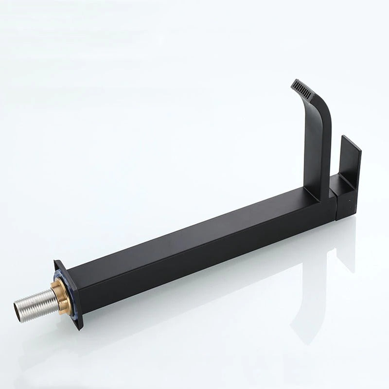 Skanto | Matte Black Cold Water Single Faucet for Sink Installation