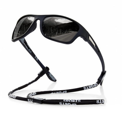 BowLift | Mens Polarised Sports Sunglasses UK – UV400 Wrap Around Sunglasses for Cycling, Running & Outdoor Activities | Lightweight & Glare Protection