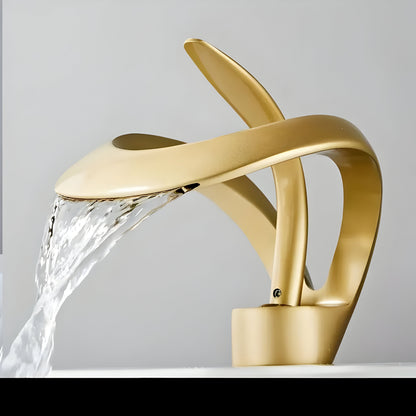 BowLift | AquaGleam – Minimalist Bathroom Basin Tap
