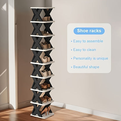 Narrow Shoe Rack Tower | Bowlift