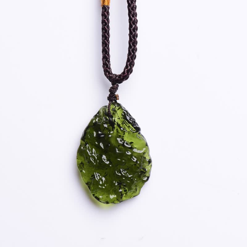 Skanto | Purification Green Moldavite Necklace - Alina