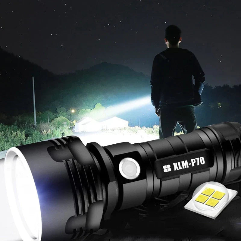 2000 Lumen High-performance LED flashlight, waterproof