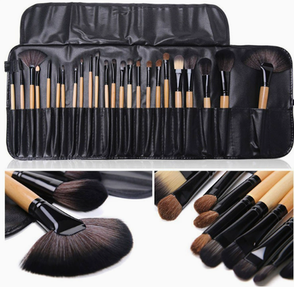 BowLift | 24 Piece Makeup Brush Set with Bag – The Perfect Makeup Companion