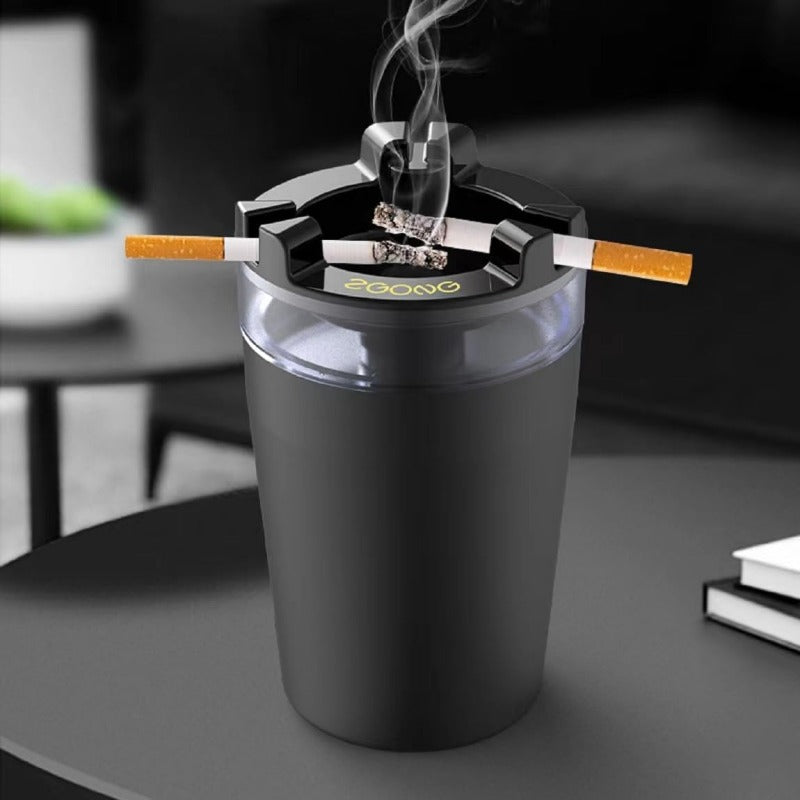 BowLift | Smokeless Car Ashtray with One-Touch Water Extinguish