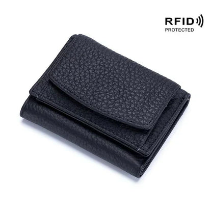 BowLift | RFID Blocking Wallet | Compact Leather Card Holder | Slim Travel Accessory for Men & Women