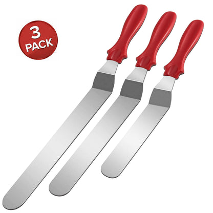 BowLift | Stainless Steel Cake Spatula Set 3 Pack