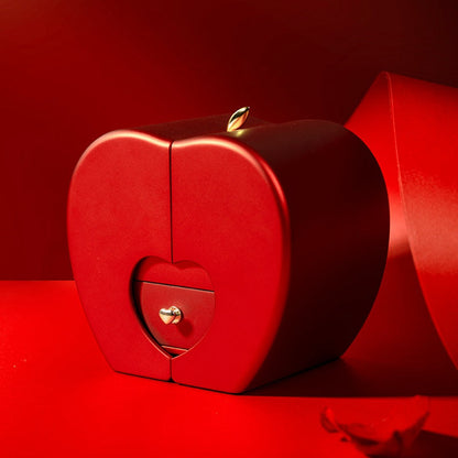 Skanto | Rose Apple Jewelry Box™ | With Eternal Rose Necklace.