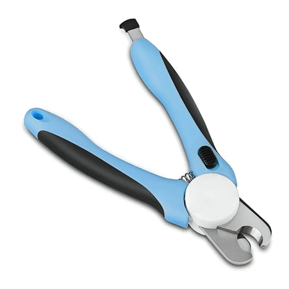 Skanto | Stainless Steel Pet Nail Clippers with Safety Guard and Free Nail File - Perfect for Medium and Large Dogs