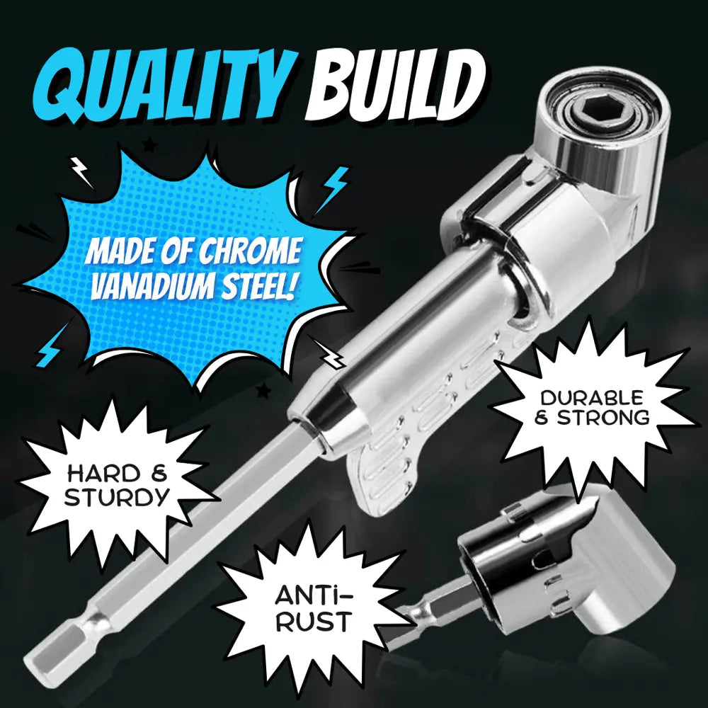 BowLift | 105° Angle Drill Adapter with Magnetic Handle Set