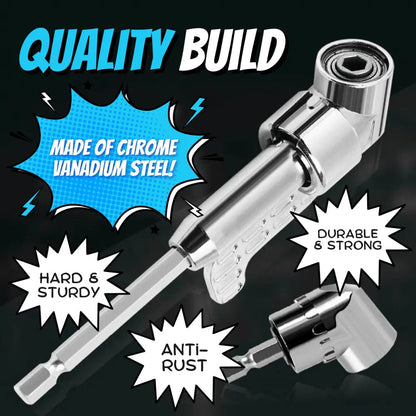 BowLift | 105° Angle Drill Adapter with Magnetic Handle Set