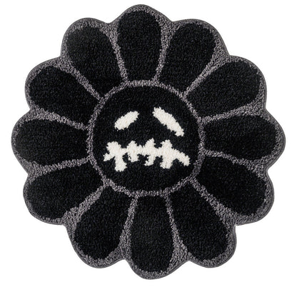 BowLift | Retro Rainbow Smiling Face Tufted Rug