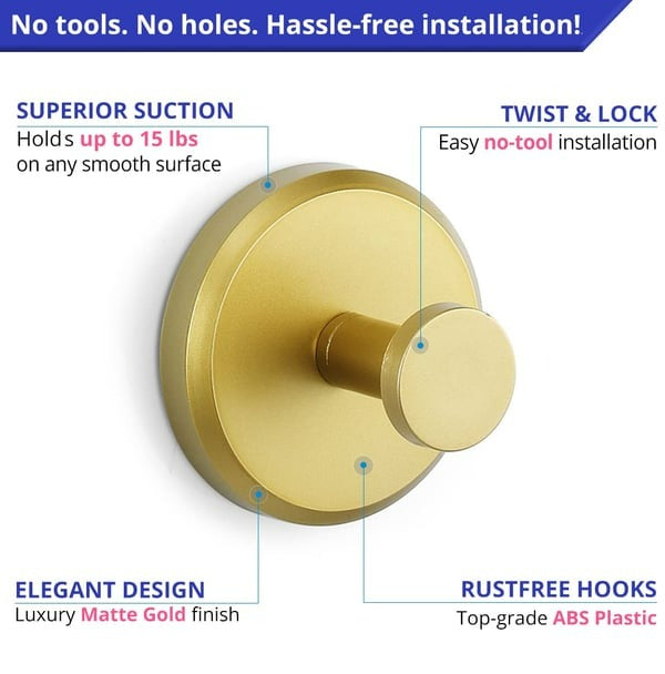 Bathroom Towel Holder Utility Shower Hooks | Bowlift