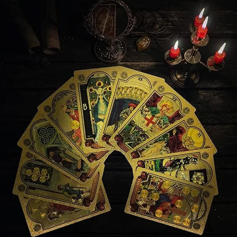 BowLift | Explore the Mystical World of Tarot Gold Foil Tarot