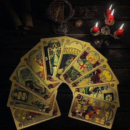 BowLift | Explore the Mystical World of Tarot Gold Foil Tarot