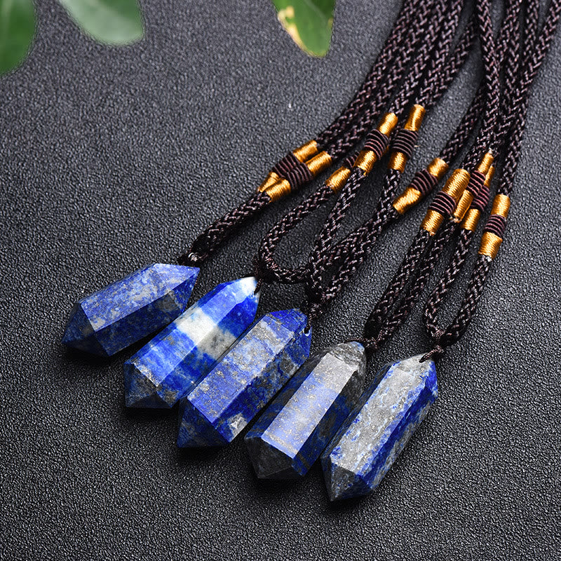 Skanto | Natural Crystal Amethyst Healing Necklace - Lyra