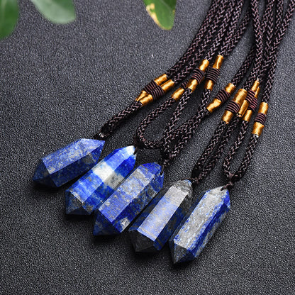 Skanto | Natural Crystal Amethyst Healing Necklace - Lyra