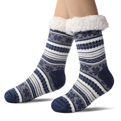 BowLift | Snowflake Ultra-thick  Slipper Home Socks