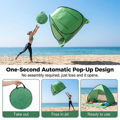 SunSail Breeze Pop-Up Beach Tent 98% UV Protection | Bowlift
